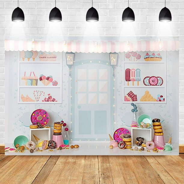 GoHeBe 7x5ft Cute Donut Themed Party Decoration Photo Studio Background Grown up Banner Photography Backdrops for Photography Wedding Birthday Party Baby Photo Home Wallpaper Newborn Baby Portrait GoHeBe 7x5ft Cute Donut Themed Party Decoration Photo Studio Background Grown up Banner Photography Backdrops for Photography Wedding Birthday Party Baby Photo Home Wallpaper Newborn Baby Portrait
